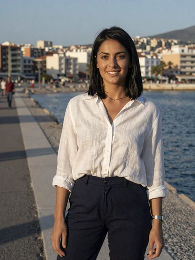 Drita, 29, Albanian single from Durrës on the Adriatic seaside promenade